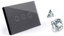Load image into Gallery viewer, DR1111WHZW - Glass Panel Light Switch with Dimmer