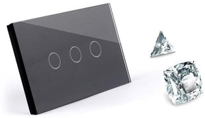 DR1111WHZW - Glass Panel Light Switch with Dimmer